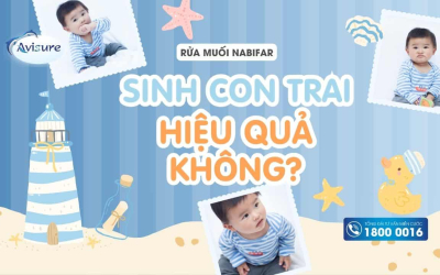Rửa muối Nabifar sinh con trai như thế nào? Hiệu quả không?